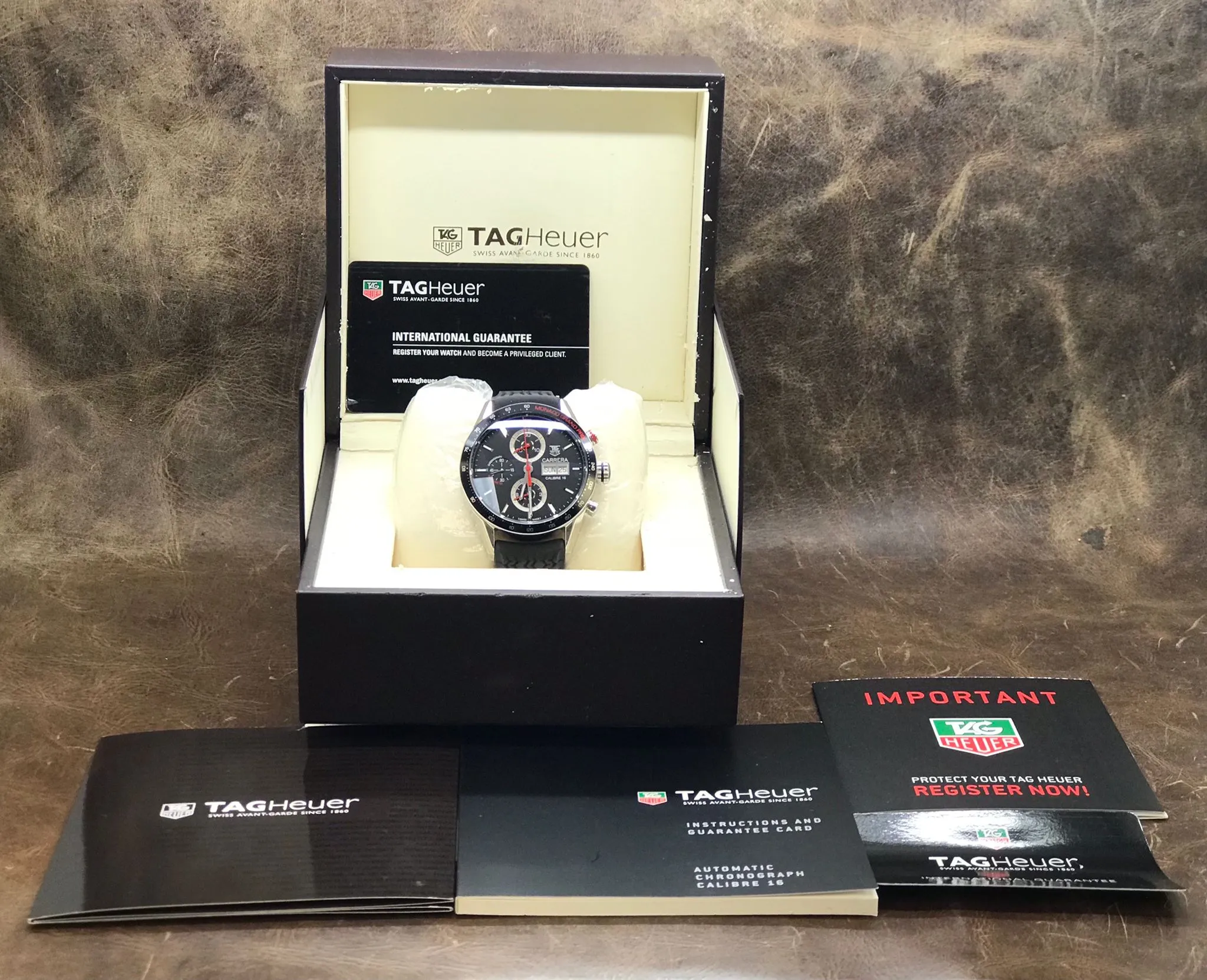 TAG Heuer Carrera Monaco Grand Prix  CV2A1F Black Dial Automatic Men's Watch