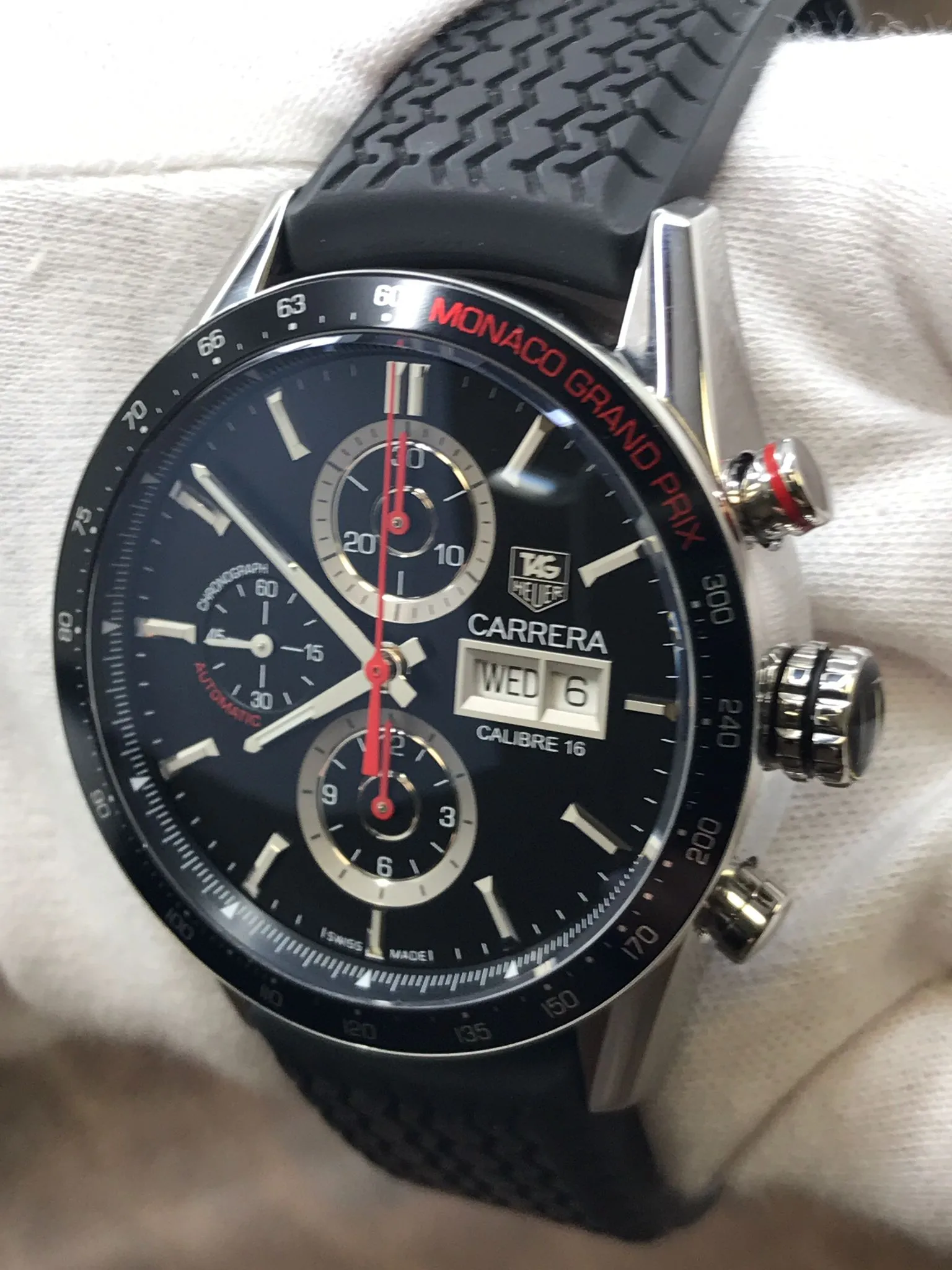 TAG Heuer Carrera Monaco Grand Prix  CV2A1F Black Dial Automatic Men's Watch