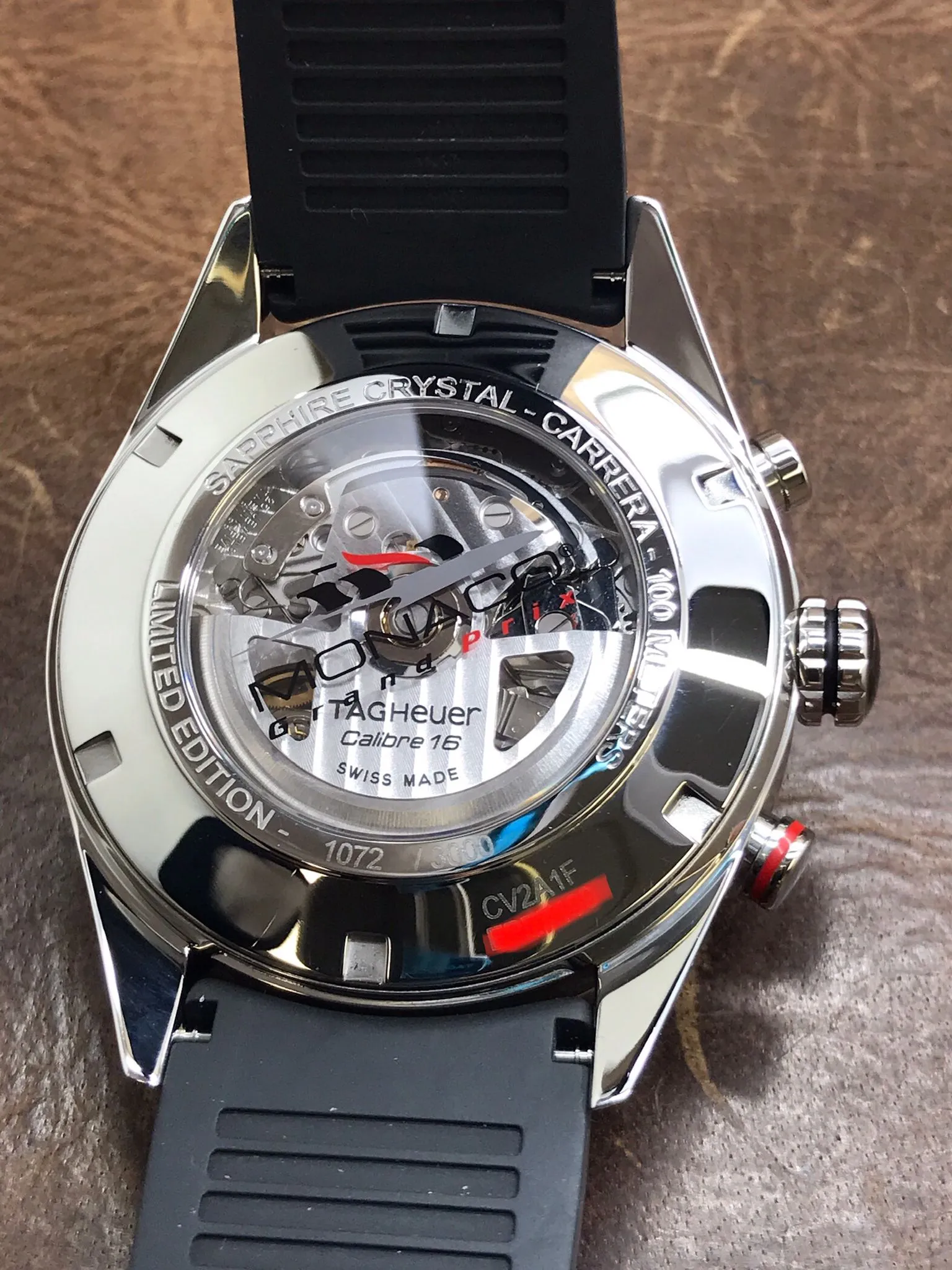 TAG Heuer Carrera Monaco Grand Prix  CV2A1F Black Dial Automatic Men's Watch