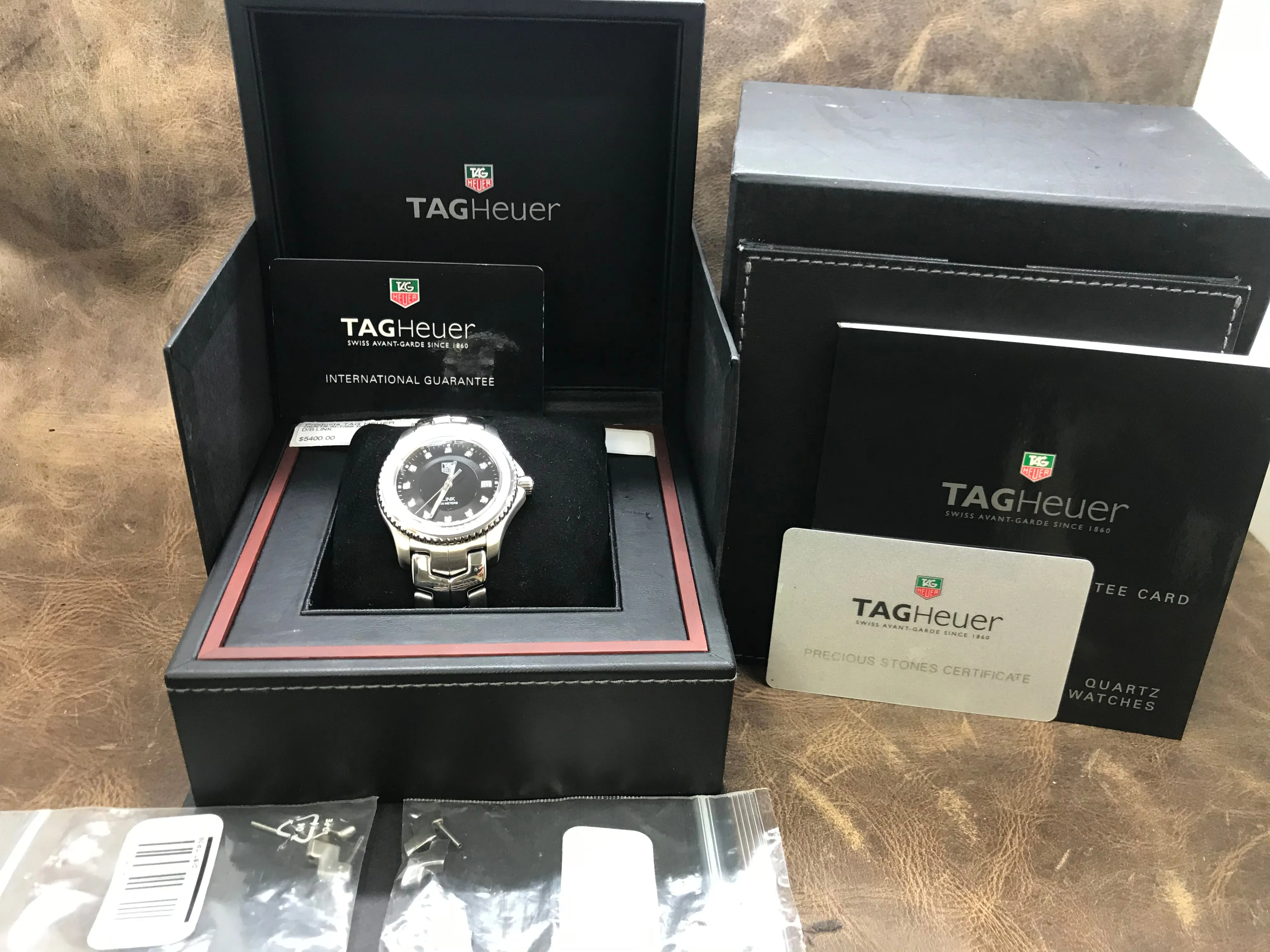 TAG Heuer Link WJ1117 Black Dial Quartz Men's Watch