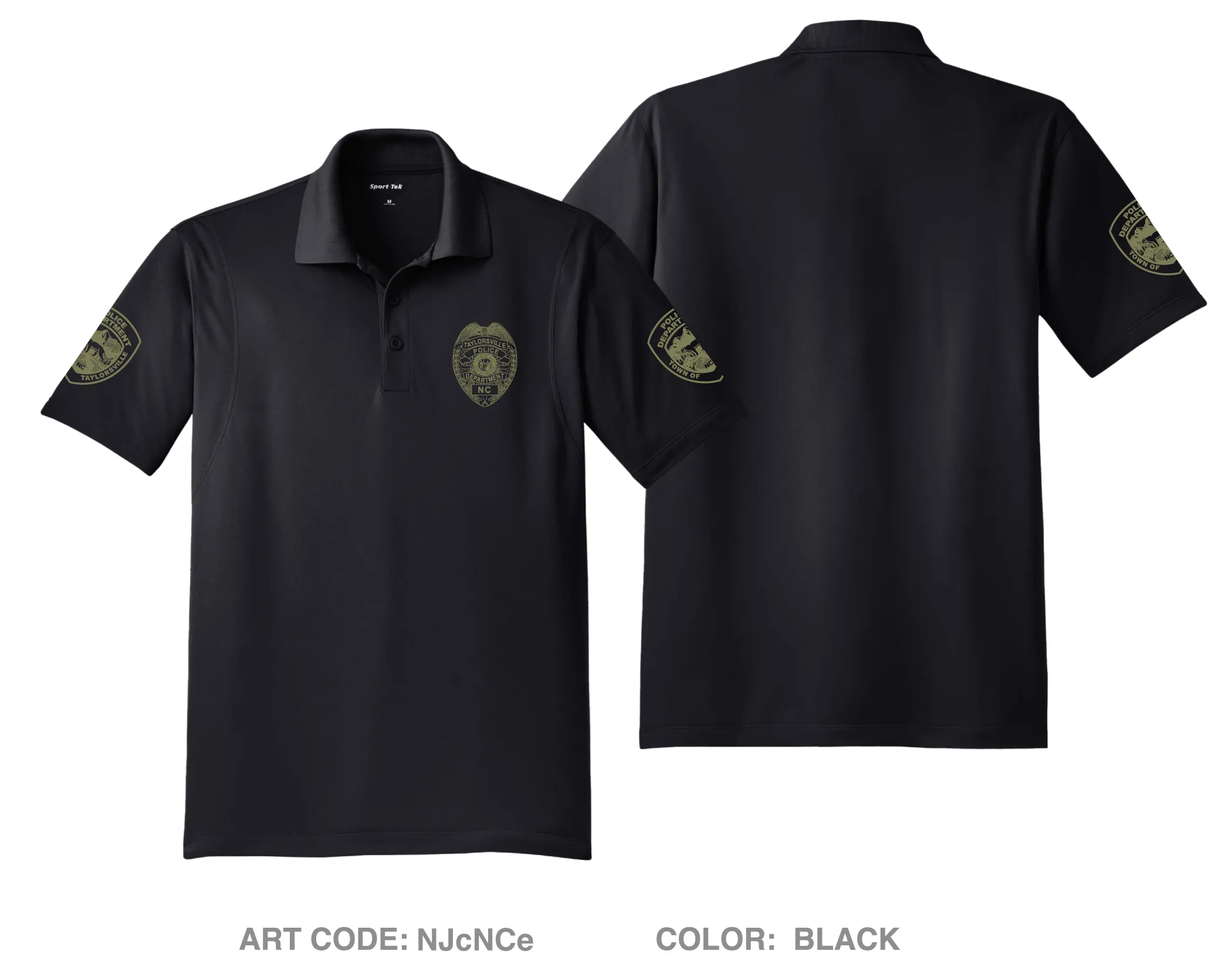 TAYLORSVILLE POLICE DEPT Hi-Tech Performance Men's SS Polo - NJcNCe