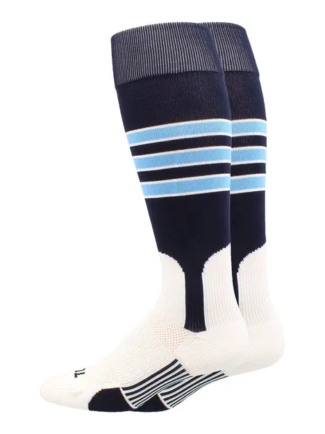 TCK Baseball Stirrup Socks with Stripes Pattern D DNOD5