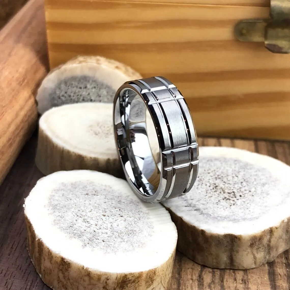 The Geneva | Men's Wedding Ring Tungsten