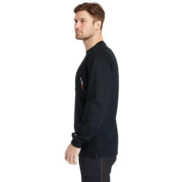 Timberland Pro Men's Flame Resistant Pocket Work T-Shirt - Black- TB0A23PF001