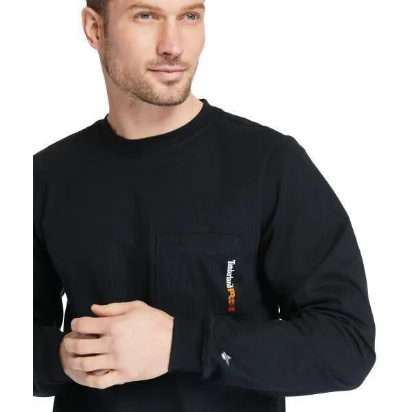 Timberland Pro Men's Flame Resistant Pocket Work T-Shirt - Black- TB0A23PF001