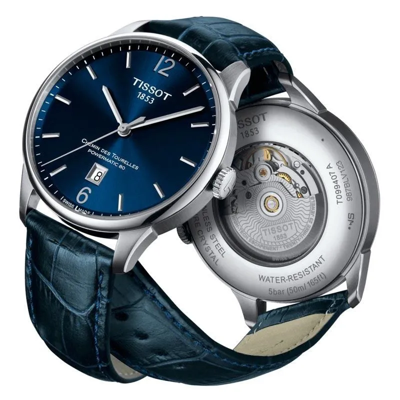 Tissot Chemin des Tourelles Powermatic 80 Automatic Men's Watch T0994071604700
