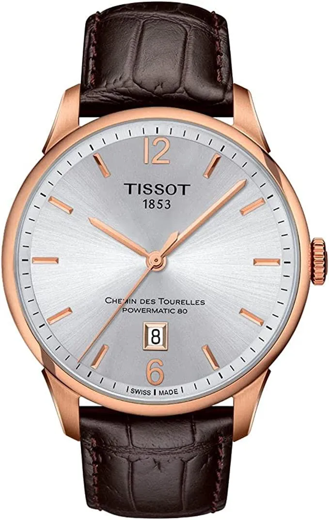 Tissot Chemin des Tourelles Powermatic 80 Automatic Men's Watch T0994073603700