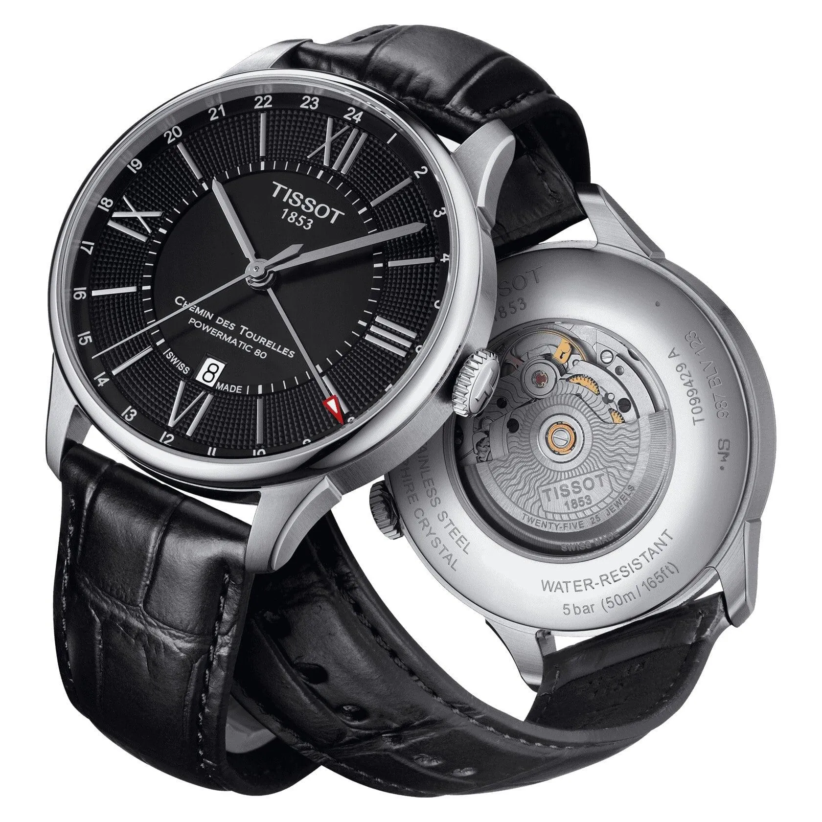 Tissot Chemin Des Tourelles Powermatic 80 GMT Automatic Men's Watch T0994291605800