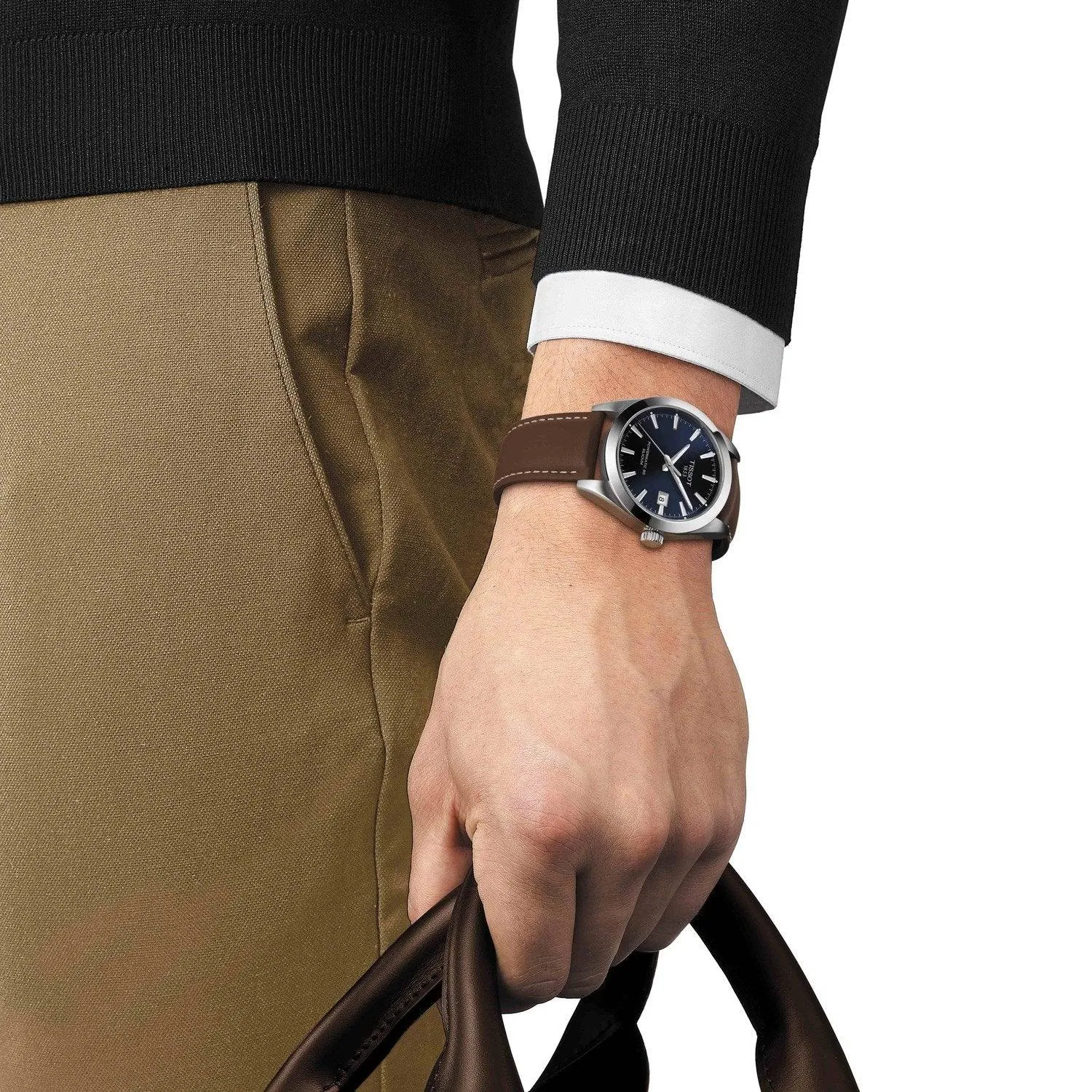Tissot Gentleman Powermatic 80 Silicium Automatic Men's Watch T1274071604100