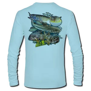 Trash Can Slam' - Long Sleeve Performance Fishing Shirt