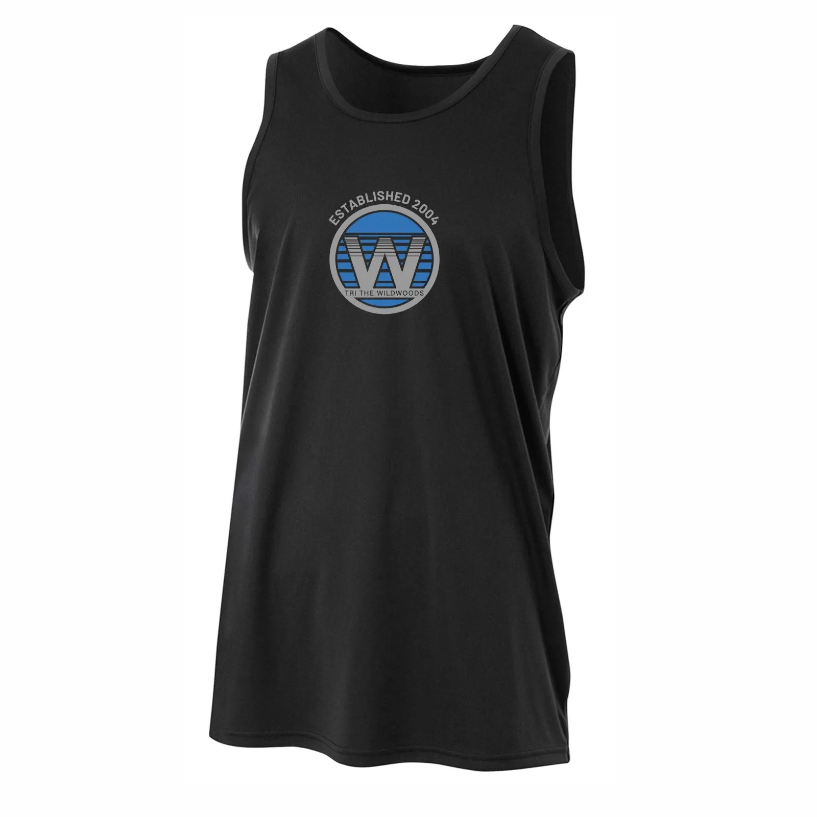 Tri the Wildwoods Men's Tech Tank -Black- 2023 Names