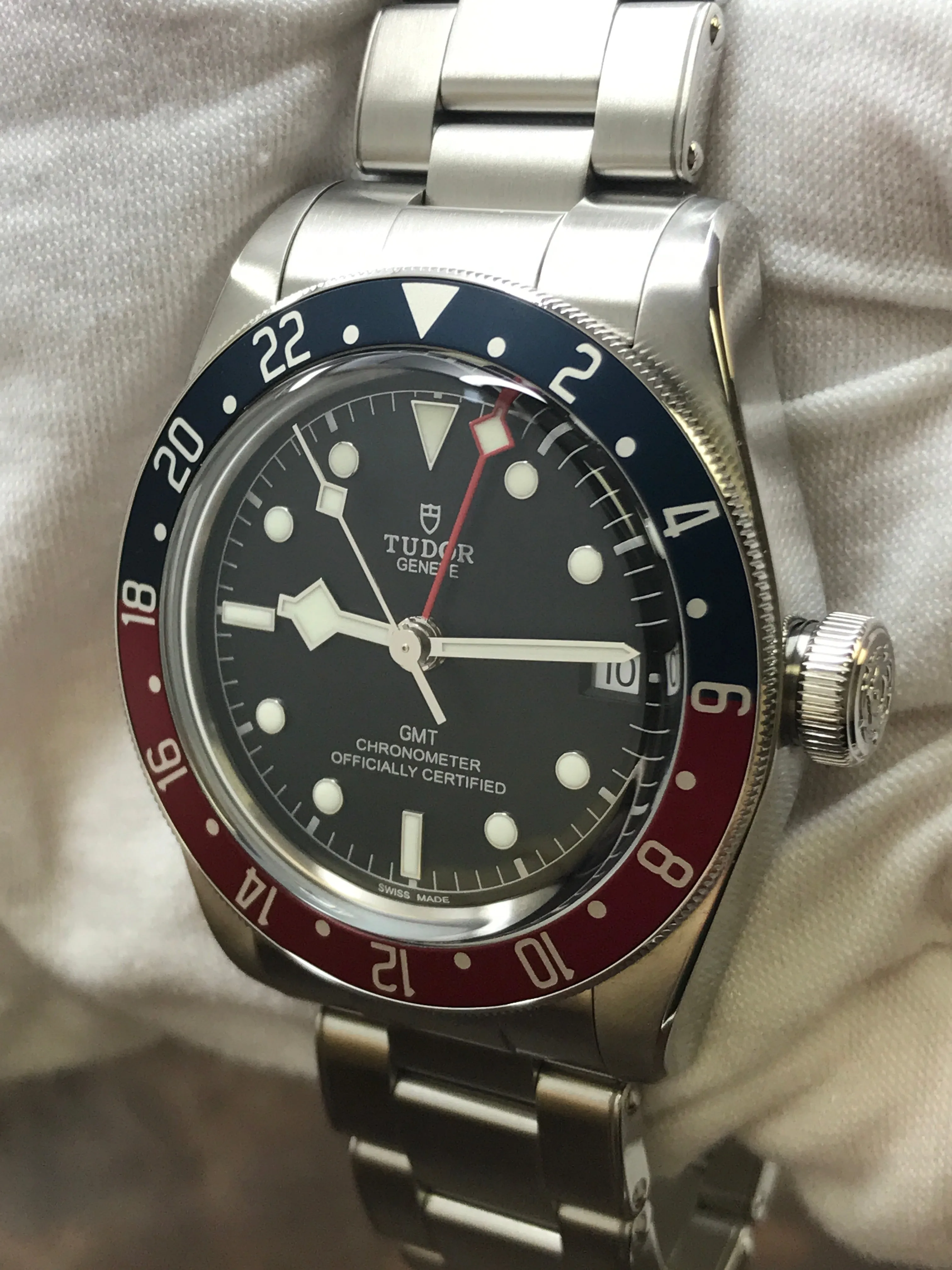 Tudor Black Bay GMT Pepsi 79830RB Black Dial Automatic Men's Watch