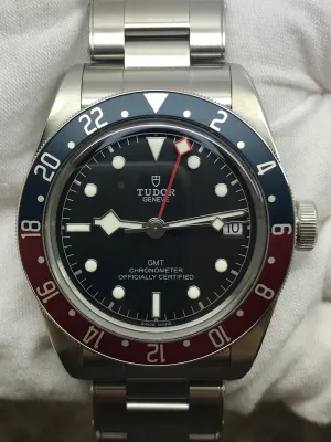 Tudor Black Bay GMT Pepsi 79830RB Black Dial Automatic Men's Watch