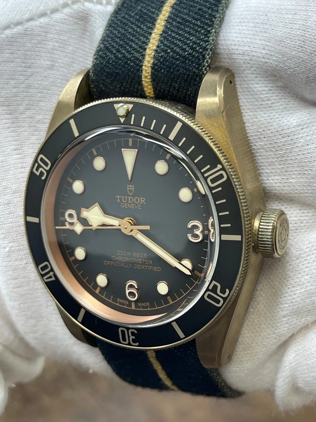 Tudor Heritage Black Bay Bronze 79250BA Black Dial Automatic Men's Watch