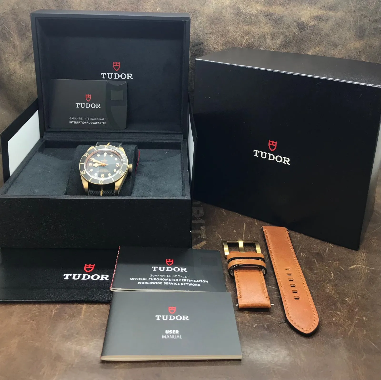 Tudor Heritage Black Bay Bronze 79250BA Black Dial Automatic Men's Watch