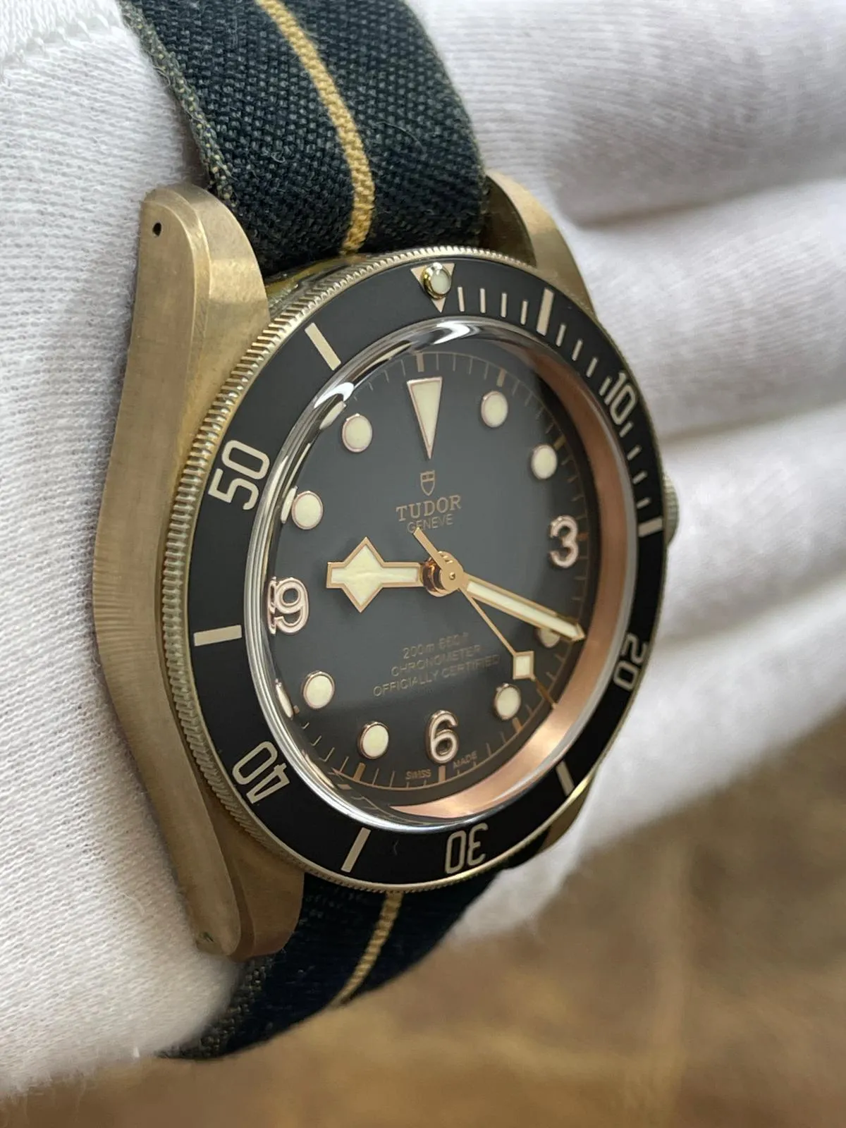 Tudor Heritage Black Bay Bronze 79250BA Black Dial Automatic Men's Watch