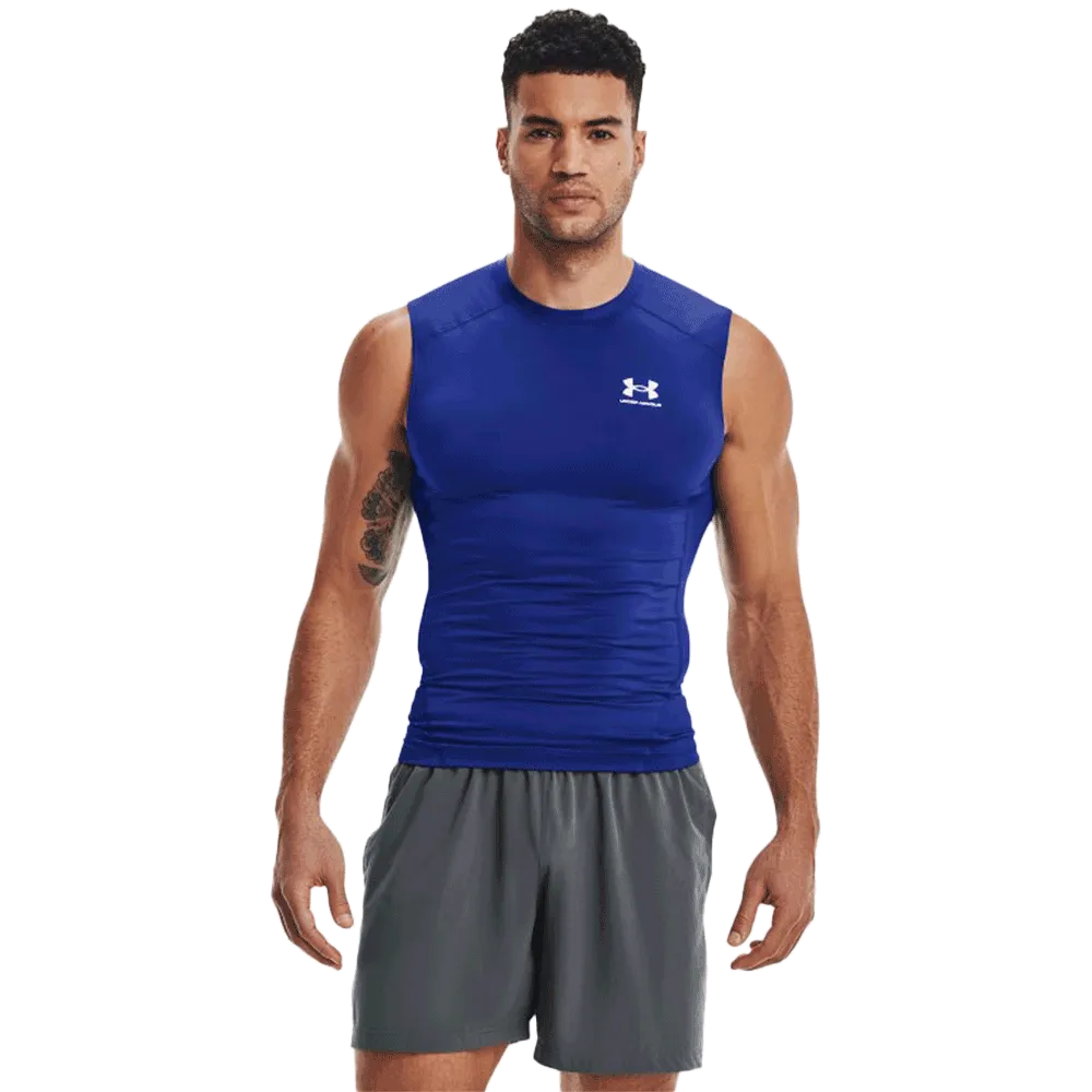 UA Men's HeatGear® Armour Sleeve Less