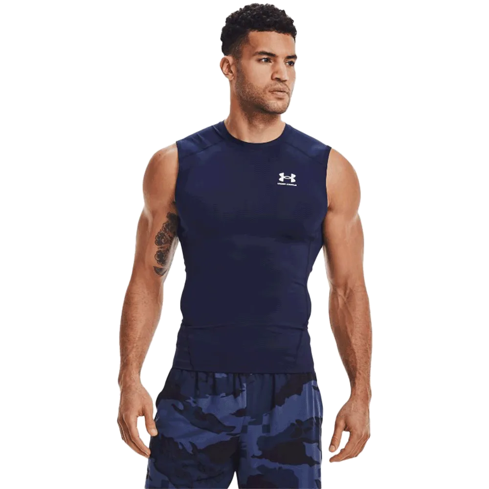 UA Men's HeatGear® Armour Sleeve Less