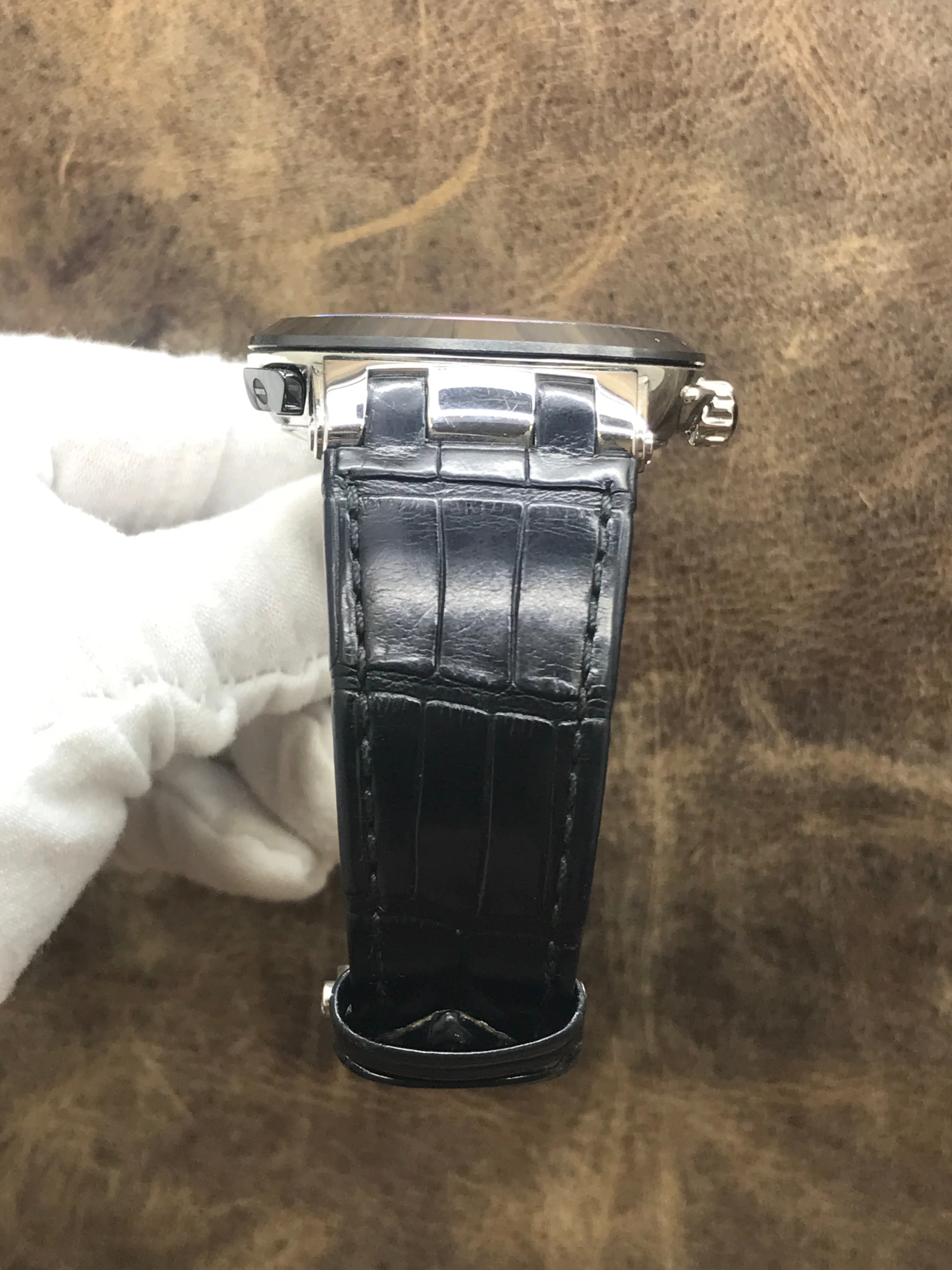 Ulysse Nardin Executive Dual Time 243-00 Black Dial Automatic Men's Watch