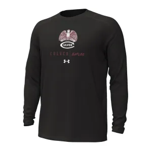 Under Armour Eagle Gameday Tech Long Sleeve Wave Tee - Black