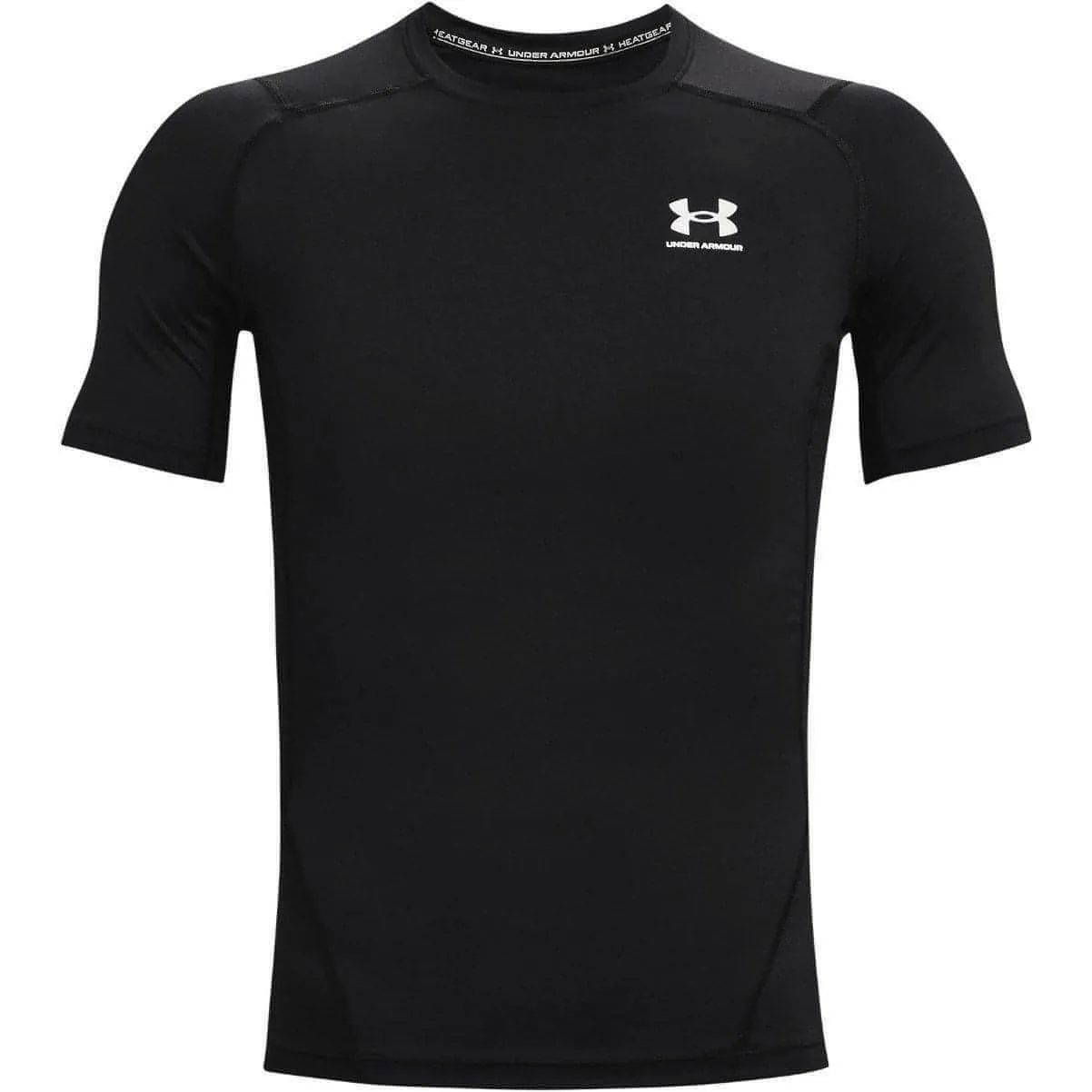 Under Armour HeatGear Armour Short Sleeve Mens Compression Top - Black