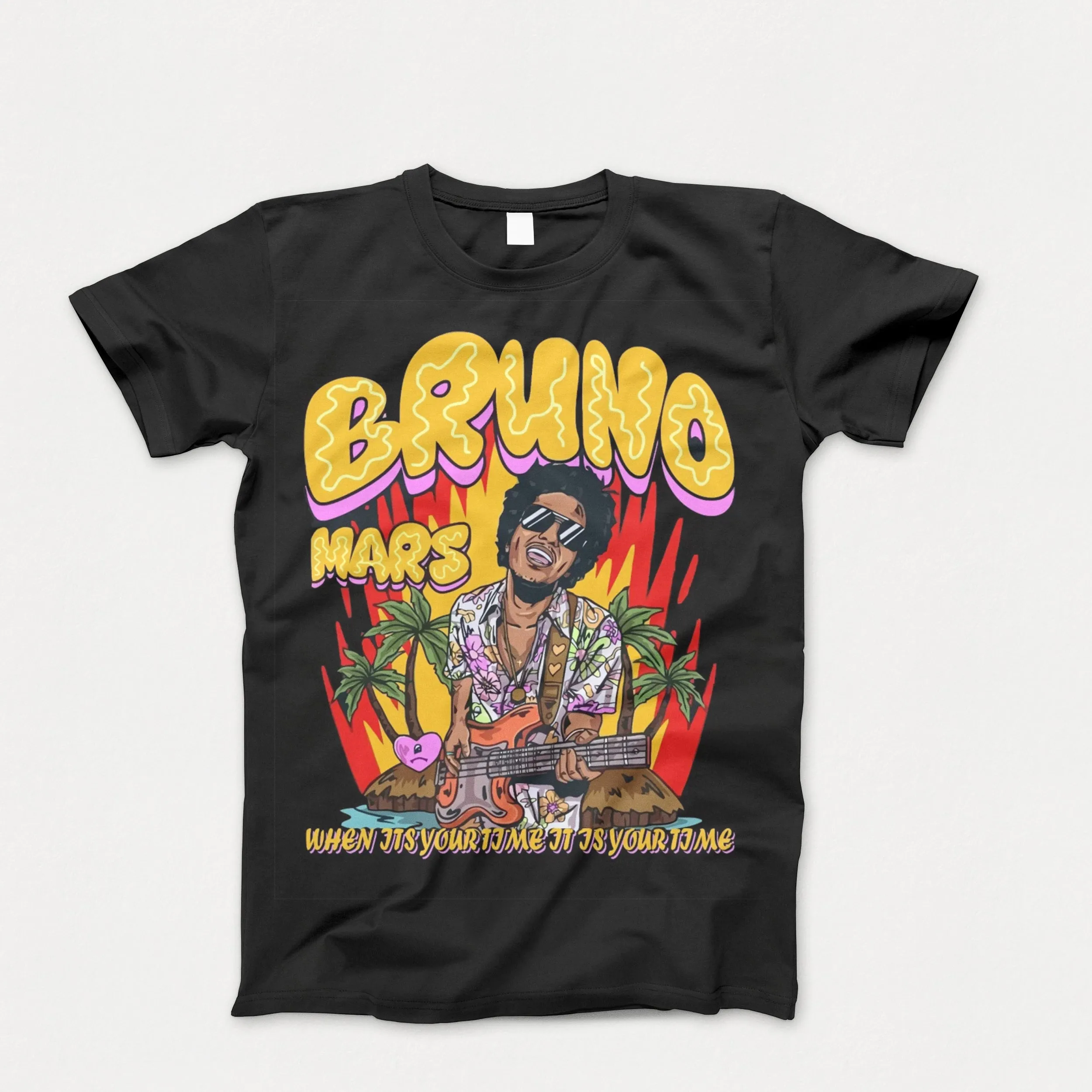 Unisex Adult Bruno Mars Tee Shirt