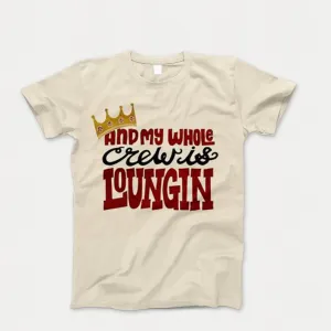 Unisex Adult Crew Tee Shirt