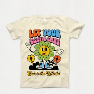 Unisex Adult Positive Spirit Tee Shirt