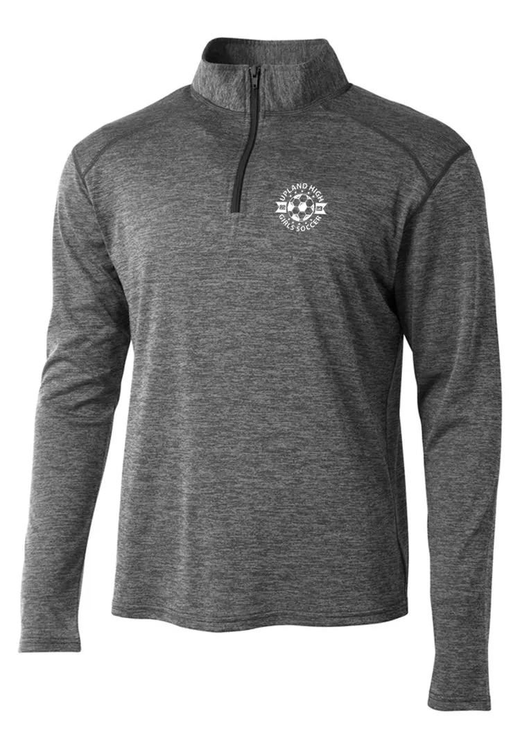 Upland High Girls Soccer - Embroidered Men's Quarter Zip Warm Up