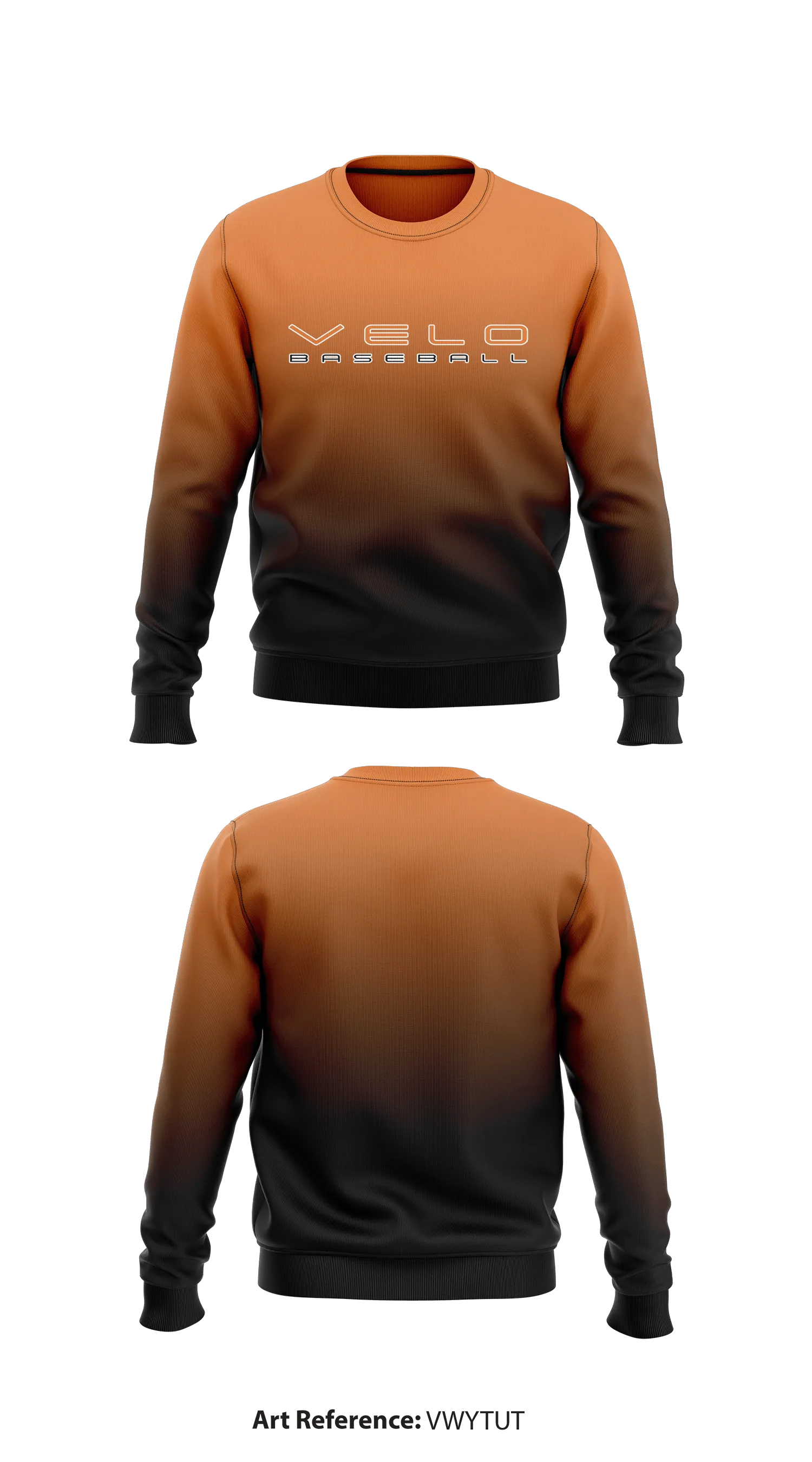 Velo Baseball Core Men's Crewneck Performance Sweatshirt - VWYTUt