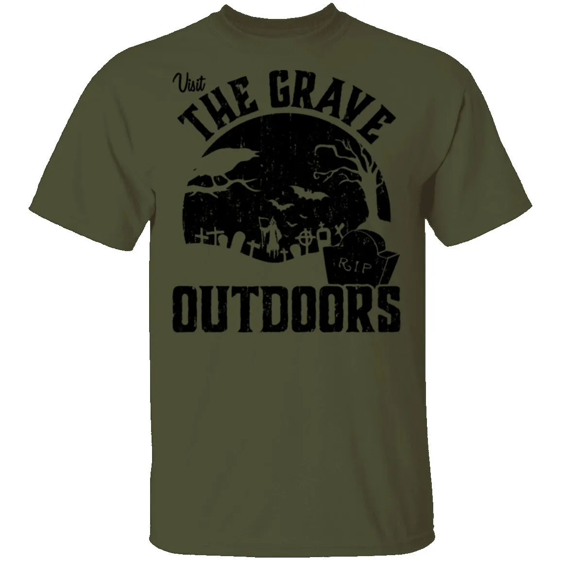 Visit The Grave Outdoors T-Shirt