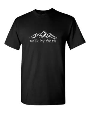 Walk By Faith Religious T-shirt Church T-shirt