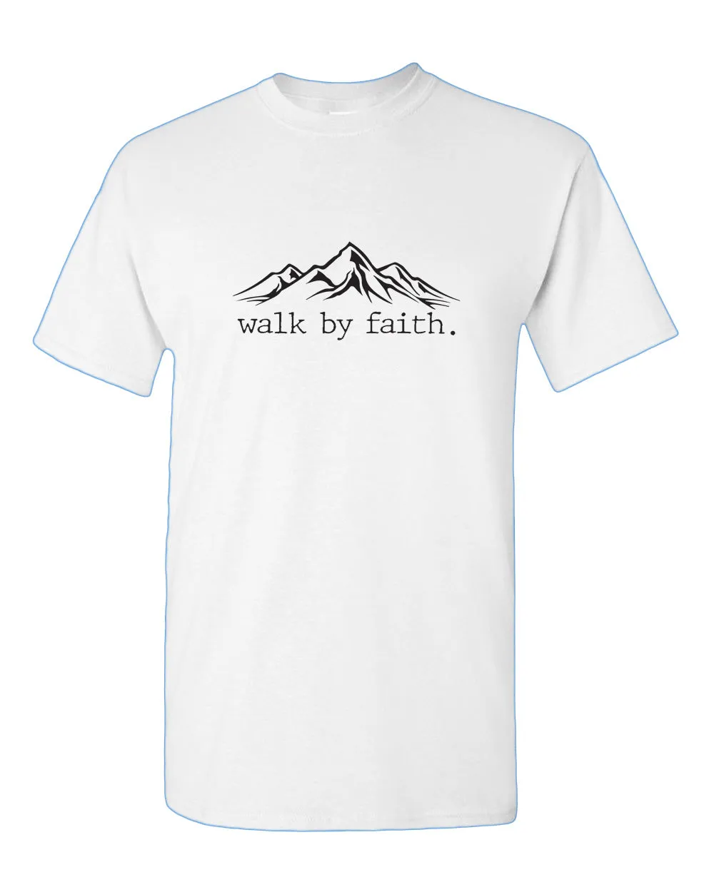 Walk By Faith Religious T-shirt Church T-shirt