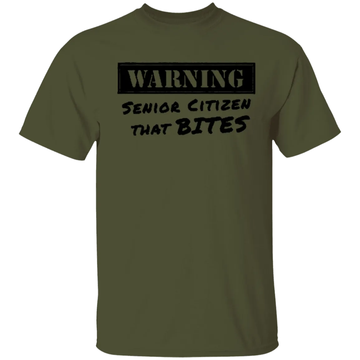 Warning Senior Citizen That Bites T-Shirt