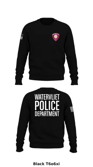 Watervliet police department  Store 1 Core Men's Crewneck Performance Sweatshirt - T6o6xi