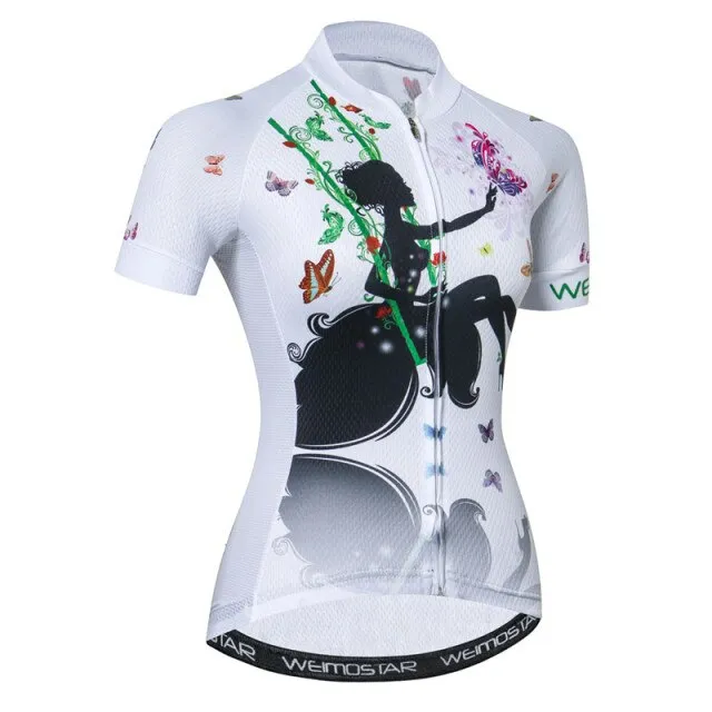 Weimostar 2018 Women Cycling Jersey Shirt ProTeam Racing Bicycle Cycling Clothing Maillot Ciclismo Road mtb Bike Jersey Clothes