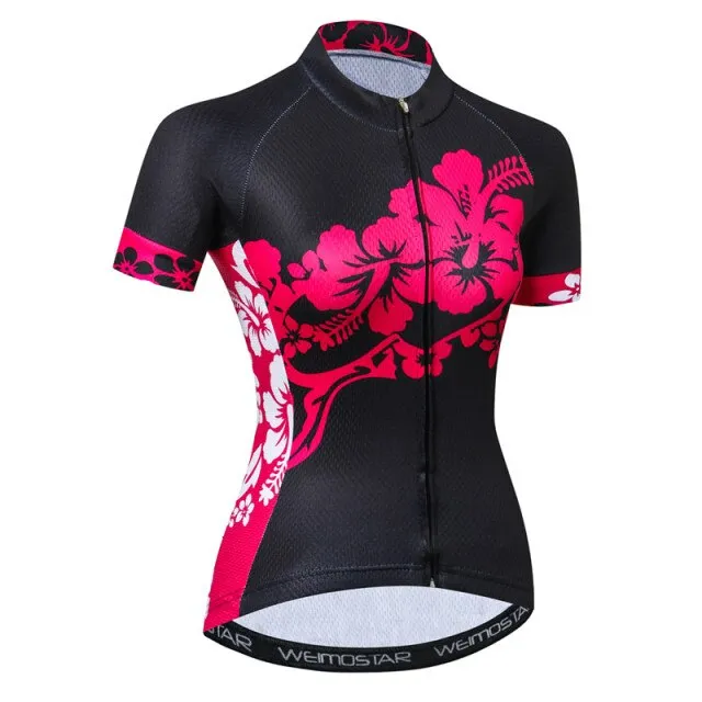 Weimostar 2018 Women Cycling Jersey Shirt ProTeam Racing Bicycle Cycling Clothing Maillot Ciclismo Road mtb Bike Jersey Clothes