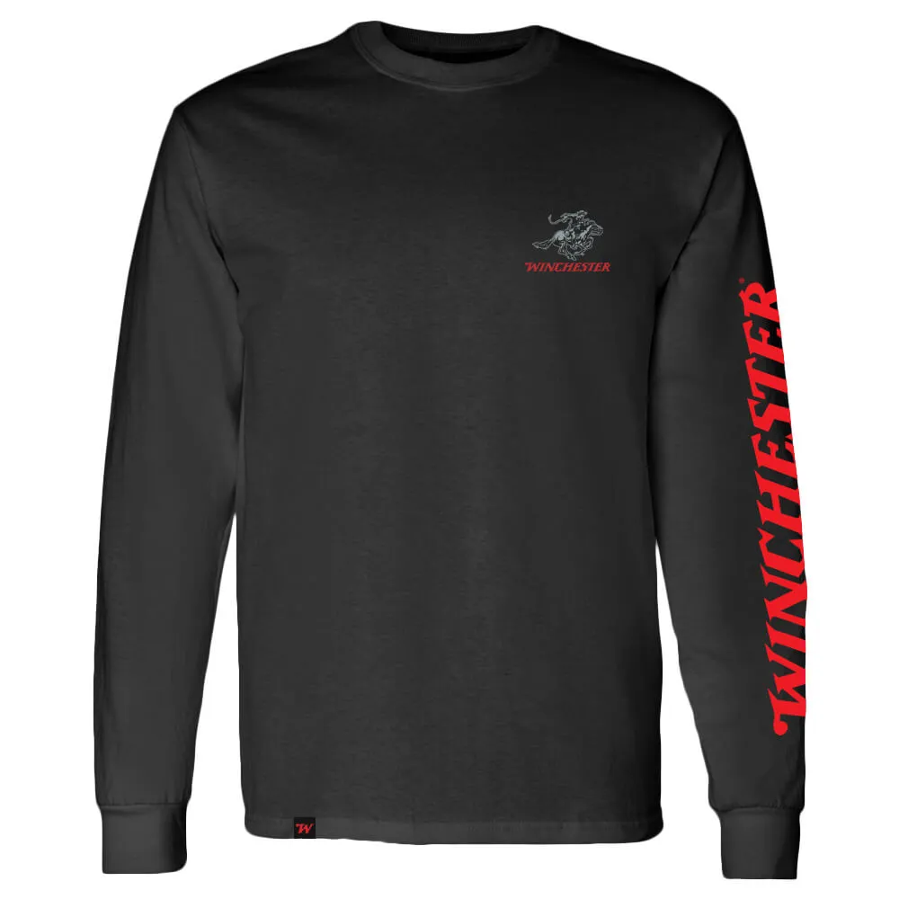 Winchester Pro - Grunge Two Tone Flag - Long Sleeve T-Shirt