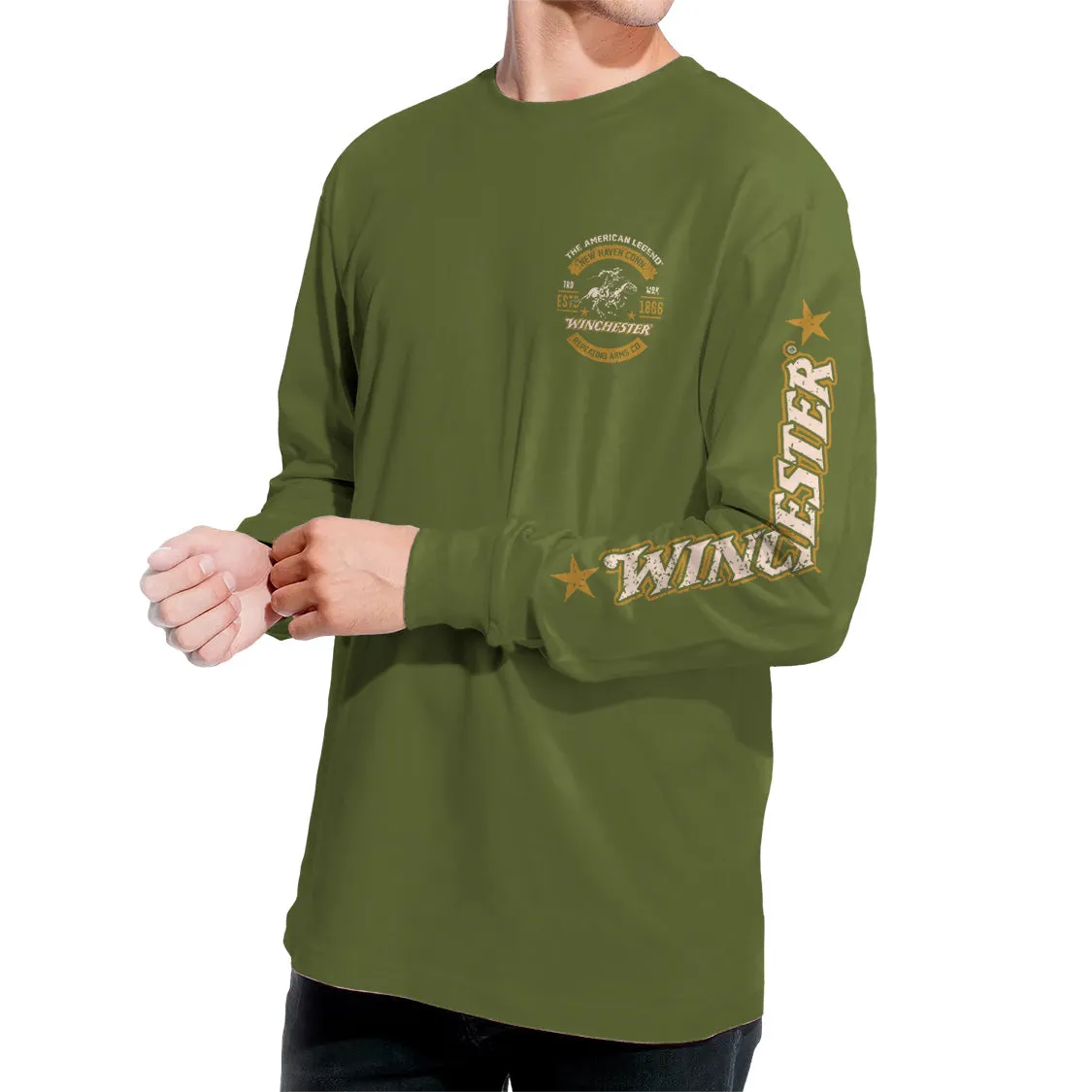 Winchester Pro - The American Rider - Long Sleeve T-Shirt