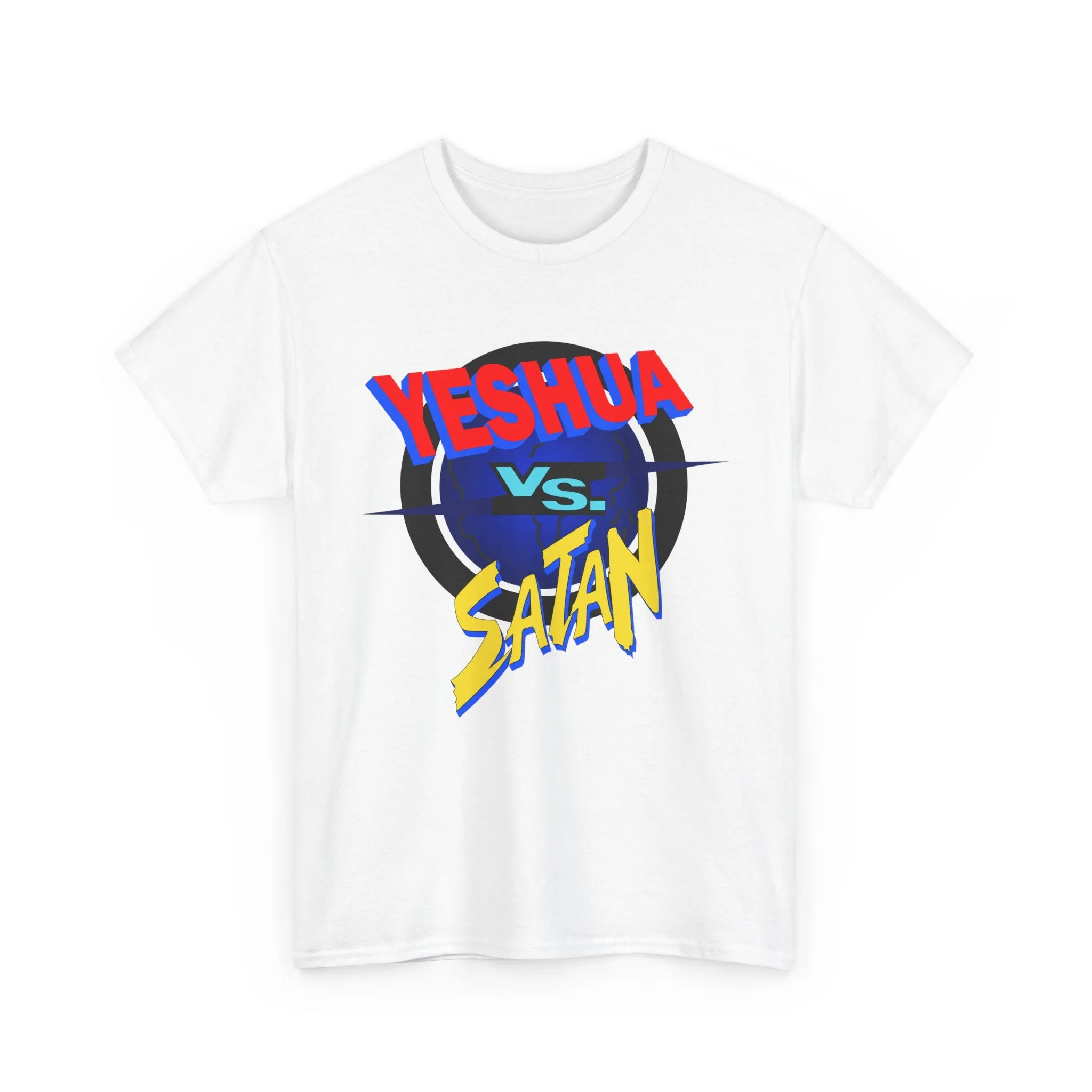 Yeshua vs Satan Unisex Heavy Cotton Tee
