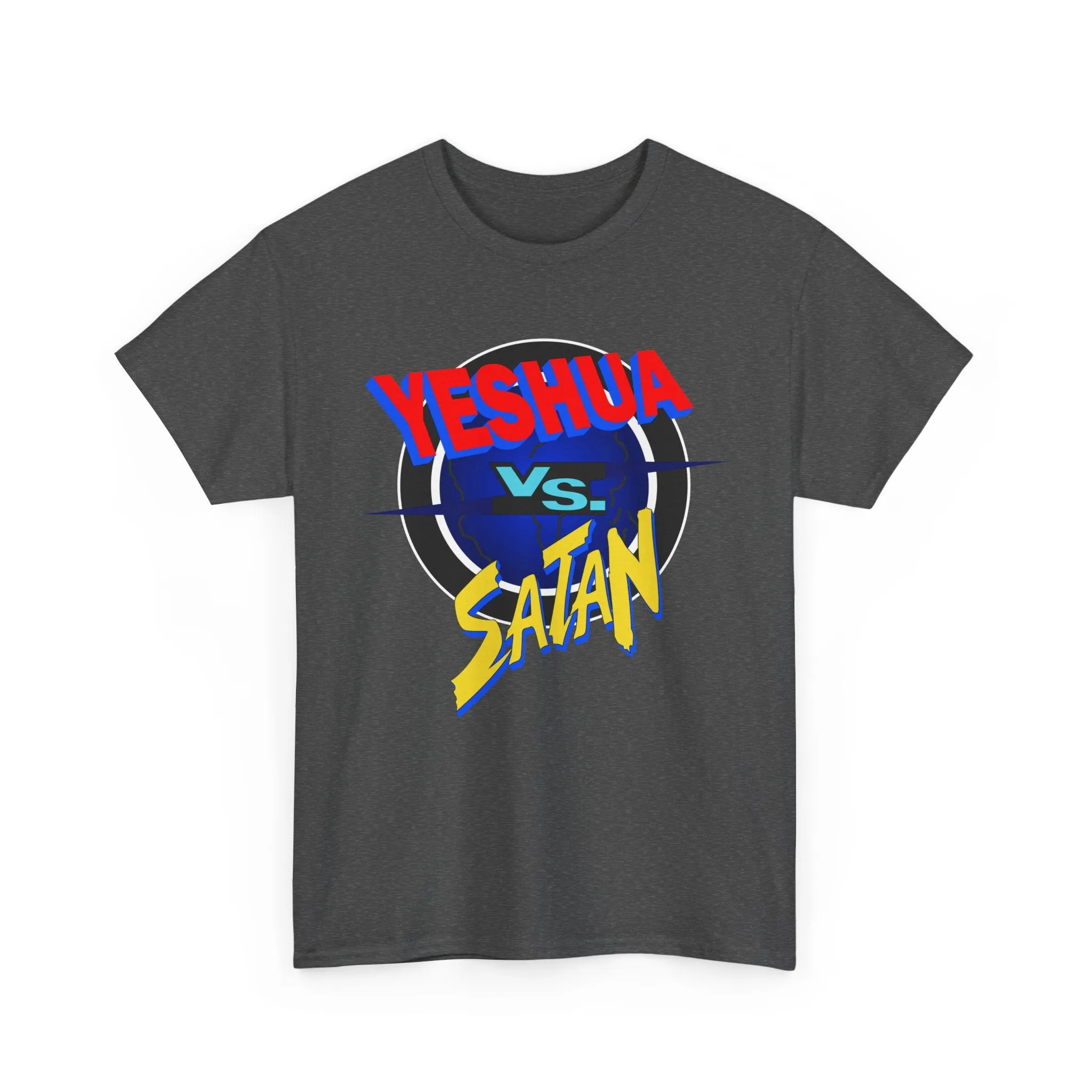 Yeshua vs Satan Unisex Heavy Cotton Tee